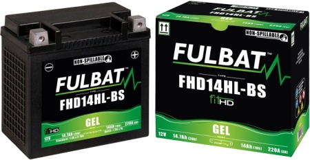 Baterie cu gel FULBAT FHD14HL-BS GEL (Harley.D) (YHD14HL-BS GEL) - Img 2