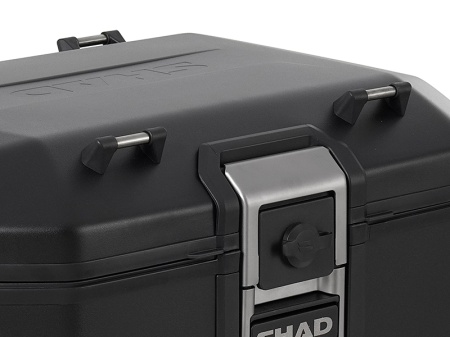Complete set of aluminum cases SHAD TERRA BLACK, 55L topcase + 36L / 47L side cases, including mounting kit and plate SHAD CF Moto 800MT - Img 13