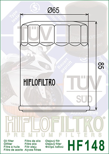 Filtru de ulei HIFLOFILTRO HF148 - Img 2