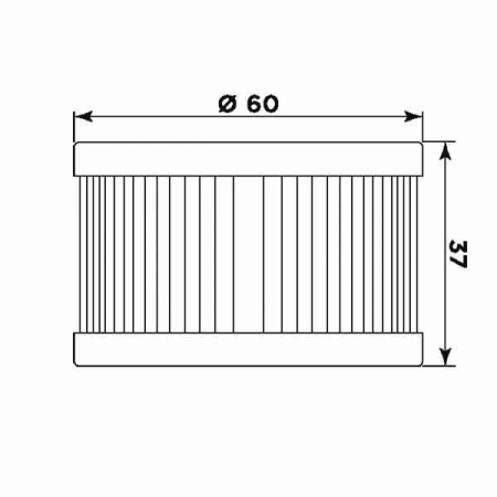 Filtru de ulei MIW S3006 (alt. HF137) - Img 2