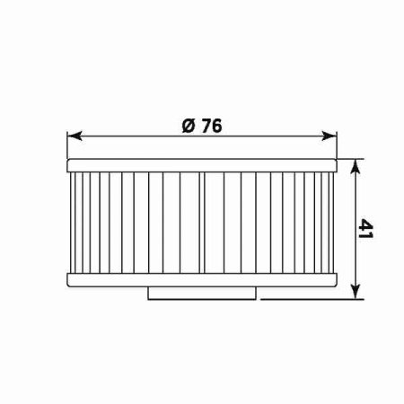 Filtru de ulei MIW Y4002 (alt. HF144) - Img 2