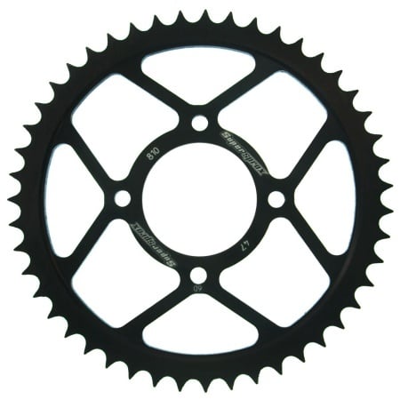 Kit de lant D.I.D Chain - Argintiu lant 428 D, Non-sealed, pinion fata SUPERSPROX, foaie spate SUPERSPROX pentru HYOSUNG Cruise De Luxe 125 1999-2001 - Img 4