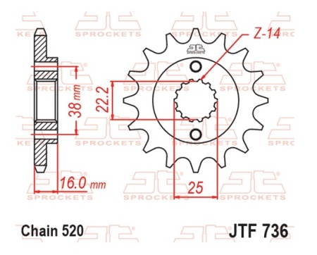 Kit de lant D.I.D Chain - Auriu lant 520 ZVM-X, X-Ring, pinion fata JT cauciucat, foaie spate SUPERSPROX pentru DUCATI Monster 600 1994 - Img 3