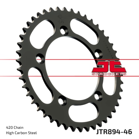 Kit de lant EK - Argintiu lant 420 SH, Non-sealed, pinion fata JT, foaie spate JT pentru KTM SX 65 1998-2002 - Img 6