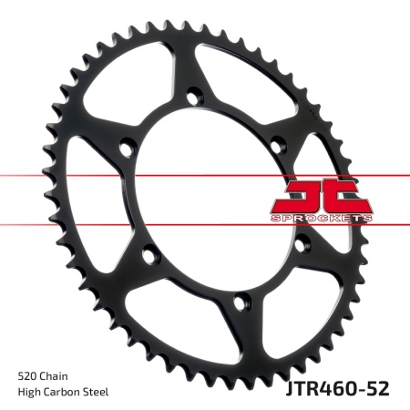 Kit de lant EK - Argintiu lant 520 MRD, Non-sealed, pinion fata JT, foaie spate JT pentru KAWASAKI KX 125 1980 - Img 6