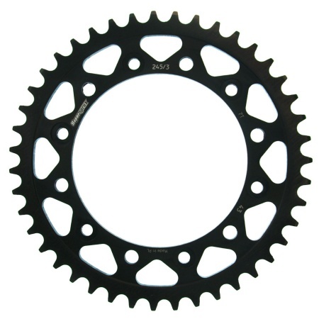 Kit de lant EK - Argintiu lant 520 SRO, O-ring, pinion fata JT cauciucat, foaie spate SUPERSPROX pentru HONDA FX 650 Vigor 1999-2001 - Img 4