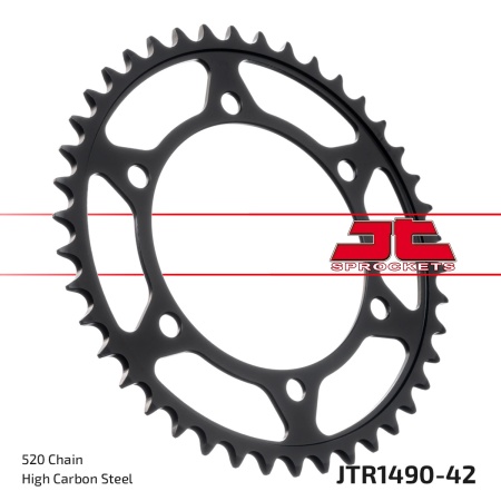 Kit de lant EK - Argintiu lant 520 SRX, X-Ring, pinion fata JT cauciucat, foaie spate JT pentru KAWASAKI EN 500 1996-2003 - Img 6