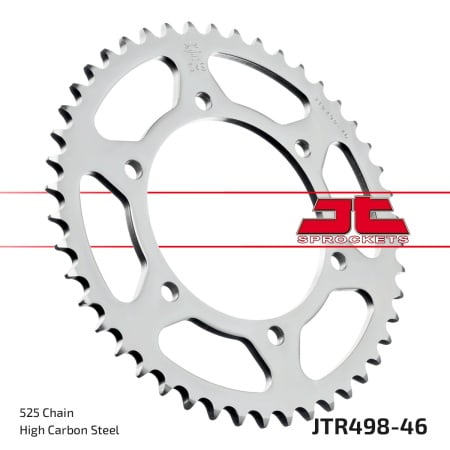 Kit de lant EK - Argintiu lant 525 DEX, X-Ring, pinion fata JT cauciucat, foaie spate JT pentru SUZUKI GSX-R 600 1998-2000 - Img 5