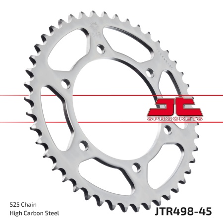 Kit de lant EK - Argintiu lant 525 SRX, X-Ring, pinion fata JT cauciucat, foaie spate JT pentru SUZUKI GSX-R 600 1997 - Img 5