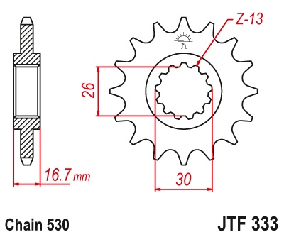 Kit de lant EK - Argintiu lant 530 DEX, X-Ring, pinion fata JT, foaie spate SUPERSPROX pentru HONDA VF 750 C 1994-2004 - Img 3