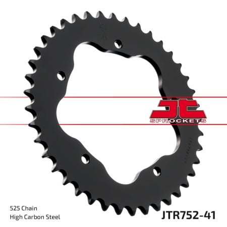 Kit de lant EK - Auriu lant 525 MVXZ, X-Ring, pinion fata JT cauciucat, foaie spate JT pentru DUCATI Hypermotard / S / EVO / SP 1100 2010-2012 - Img 7