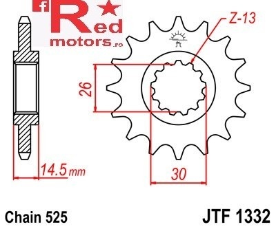 Kit lant DID GOLD X-Ring PRO-STREET 525 VX pentru Honda RVF750 R (RC45) 1994-1998 - Img 2