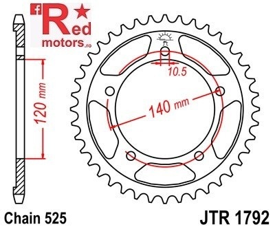 Kit lant DID GOLD X-Ring PRO-STREET 525 VX pentru Suzuki DL650 K4,K5,K6 V-Strom 2004-2006 - Img 3