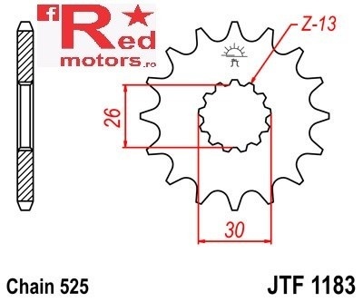 Kit lant DID GOLD X-Ring PRO-STREET 525 VX pentru Triumph 865 Scrambler 2006-2015 - Img 2