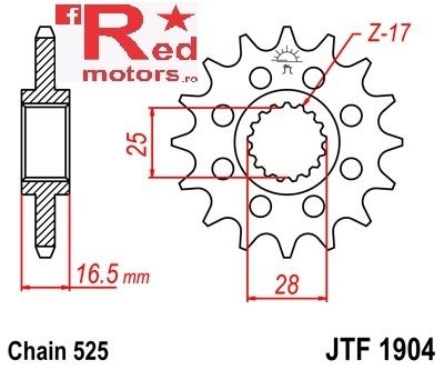 Kit lant DID VX 525 SRX2 pentru KTM 990 Adventure 2005-2009 - Img 2