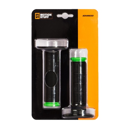 Mansoane MX-Enduro MOTION STUFF ADVANCED negru/verde (half-waffle) - Img 2