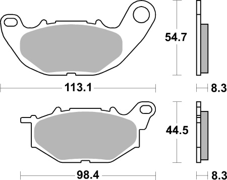 Placute de frana BREMBO 07YA52SA - Img 3