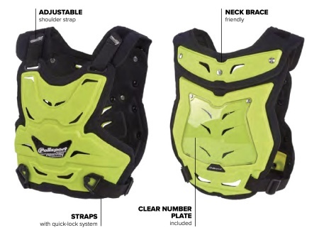 Protectie de piept POLISPORT PHANTOM LITE 8003700003 portocaliu - Img 9