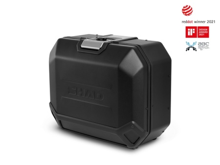 Set complet de cutii de aluminiu laterale, 36L / 36L, SHAD TERRA NEGRU, include kit montare SHAD HONDA NC 750 X - Img 2