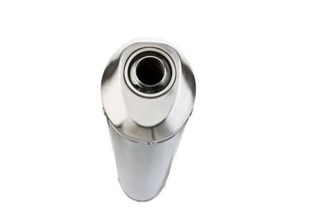 Slip-on exhaust GPR SATINOX H.26.SAT Brushed Stainless steel including removable db killer and link pipe - Img 4