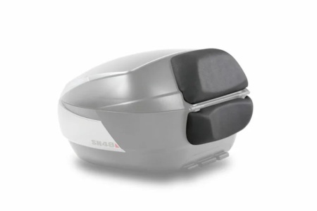 Top case SHAD SH48 D0B48406R New Titanium with backrest, carbon cover and PREMIUM SMART lock - Img 3