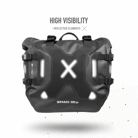 Waterproof saddle bags SHAD TR30 X0TR30 - Img 12