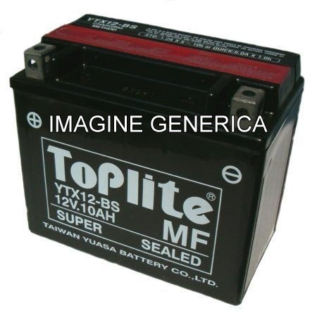 Acumulator moto TOPLITE YUASA - 6YB8L-B (CU INTR., NU INCL. ACID)