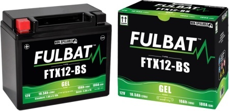 Baterie cu gel FULBAT FTX12-BS GEL (YTX12-BS GEL) - Img 2