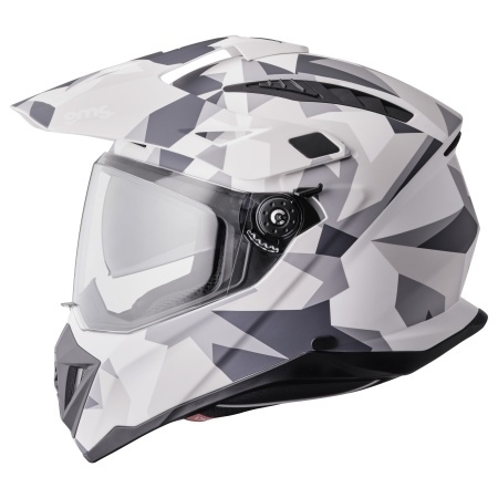Enduro helmet GMS ADVENTUS CAMO ZG15002 matt white-grey-camo XL - Img 3