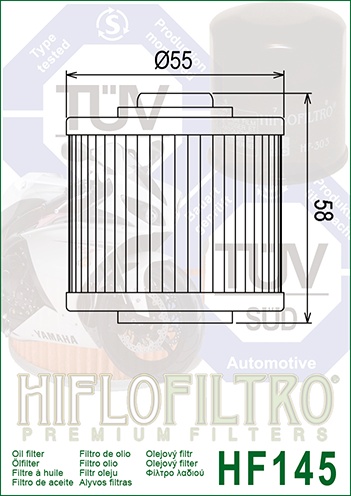 Filtru de ulei HIFLOFILTRO HF145 - Img 2