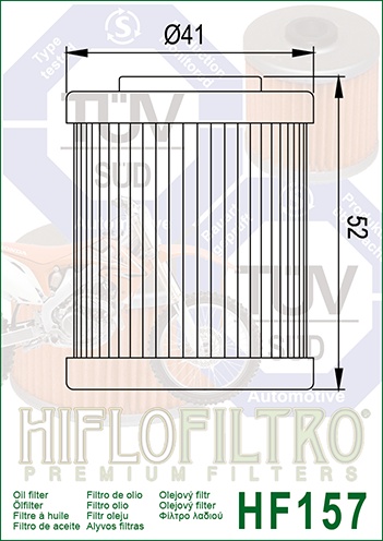 Filtru de ulei HIFLOFILTRO HF157 - Img 2