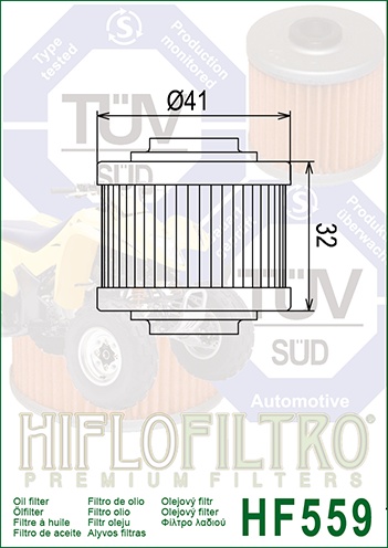 Filtru de ulei HIFLOFILTRO HF559 - Img 2