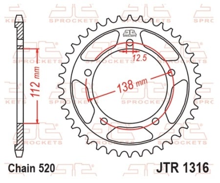 Kit de lant D.I.D Chain - Argintiu lant 520 VX, X-Ring, pinion fata JT, foaie spate JT pentru HONDA NC 750 S 2014-2019 - Img 6