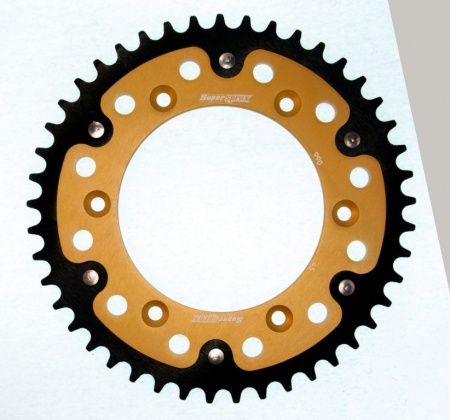 Kit de lant D.I.D Chain - Argintiu lant 520 VX, X-Ring, pinion fata SUPERSPROX, foaie spate SUPERSPROX STEALTH pentru HUSABERG FE 650/E 2003-2008 - Img 3