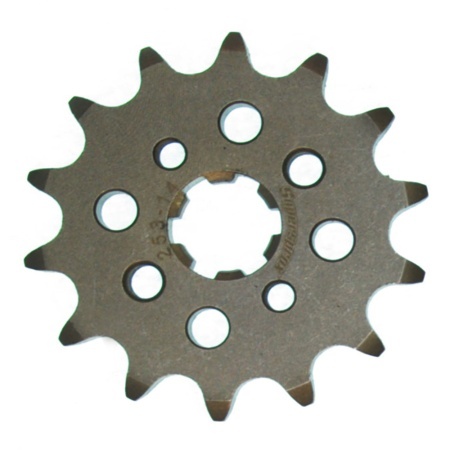 Kit de lant EK - Argintiu lant 420 DEH, Non-sealed, pinion fata SUPERSPROX, foaie spate SUPERSPROX pentru HONDA CR 80 R / RB 1985 - Img 2