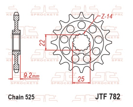 Kit de lant EK - Argintiu lant 525 SRX, X-Ring, pinion fata JT, foaie spate JT pentru BENELLI 752 S 2018-2023 - Img 3