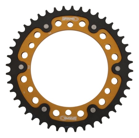 Kit de lant EK - Auriu lant 530 ZVX, X-Ring, pinion fata JT cauciucat, foaie spate SUPERSPROX STEALTH pentru KAWASAKI ZZR 1100 1995-1999 - Img 4