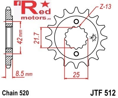 Kit lant DID GOLD X-Ring PRO-STREET 520 VX pentru Kawasaki ER-5 Twister (35ps) &amp; (50ps) 1999 - Img 2