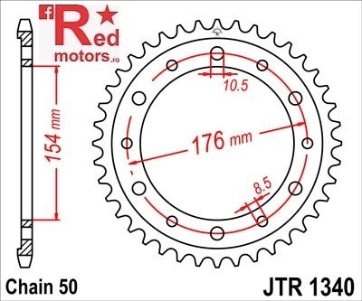 Kit lant DID GOLD X-Ring PRO-STREET 530 VX pentru Honda VFR800 F1 2-9,A,B,C,D Interceptor VTEC (RC46) 2002-2013 - Img 3