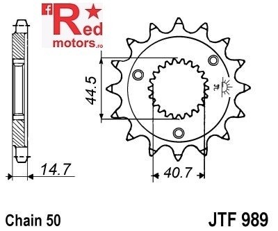 Kit lant DID GOLD X-Ring SUPERSTREET 530 ZVM-X pentru Harley Davidson XLH1200 Sportster 1991-1992 - Img 2