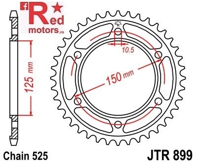 Kit lant DID VX 525 SRX2 pentru KTM 990 Adventure 2005-2009 - Img 3