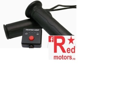 MANSOANE UNIVERSALE CU INCALZIRE HEATED GRIPS 5 STAGE JMP OPEN END 22MM
