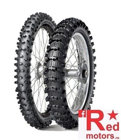 Set anvelope/cauciucuri moto Dunlop Geomax MX11 80/100 R21 57M + 100/90 R19 57M