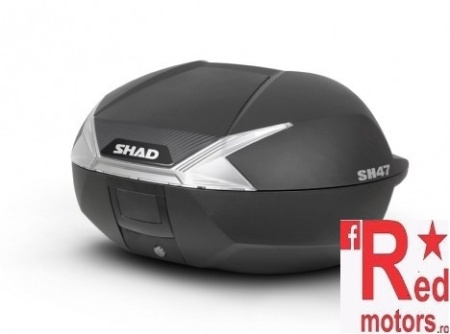 Top case SHAD SH47 black/white