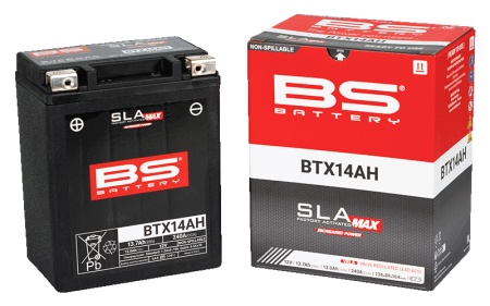 Baterie activata din fabrica BS-BATTERY BTX14AH (FA) (YTX14AH (FA)) SLA MAX - Img 2