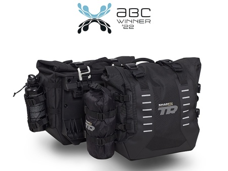 Complete set of SHAD TERRA TR40 adventure saddlebags and SHAD TERRA BLACK aluminium 48L topcase, including mounting kit SHAD HONDA NC 750 X - Img 2
