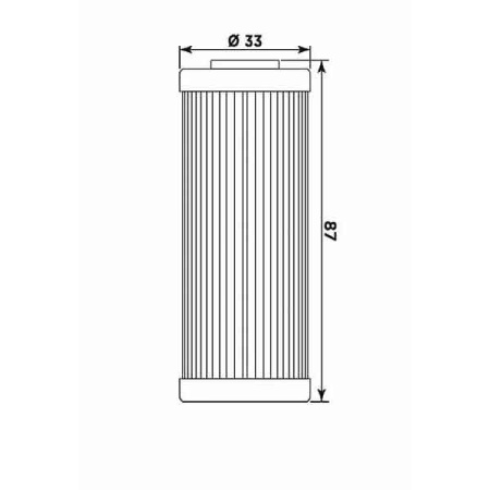 Filtru de ulei MIW KT8003 (alt. HF652) - Img 2