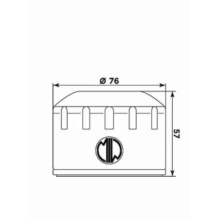 Filtru de ulei MIW P5002 (alt. HF184) - Img 2