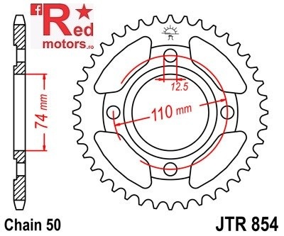 Foaie/pinion spate JTR854.41 530 cu 41 de dinti