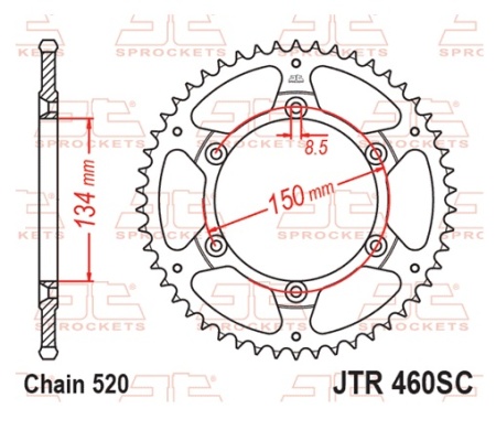 Kit de lant D.I.D Chain - Argintiu lant 520 VX, X-Ring, pinion fata JT cauciucat, foaie spate JT pentru KAWASAKI KLX 650 1993-1996 - Img 6